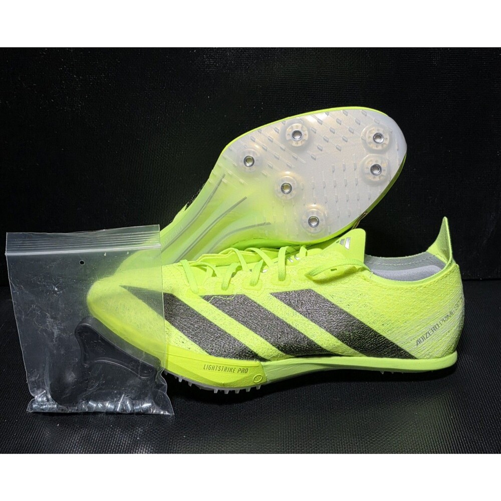 New ELITE Adidas Adizero Prime SP 3 Strung Lucid Green Men's Size 8 Track Spikes